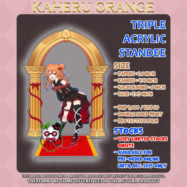 Kaheru x3 Standee