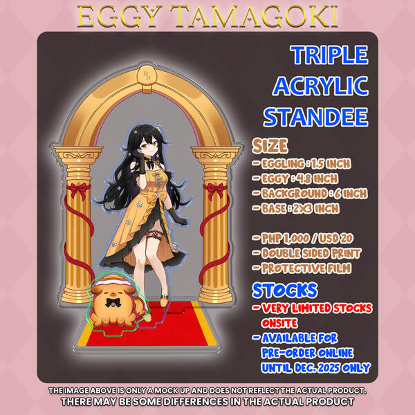 Eggy x3 Standee