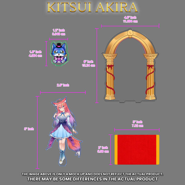 Kiichan Standee Size