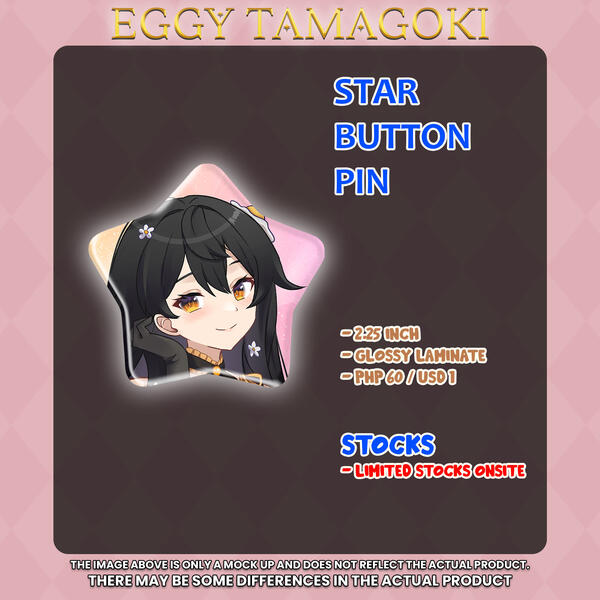 Eggy Star Pin