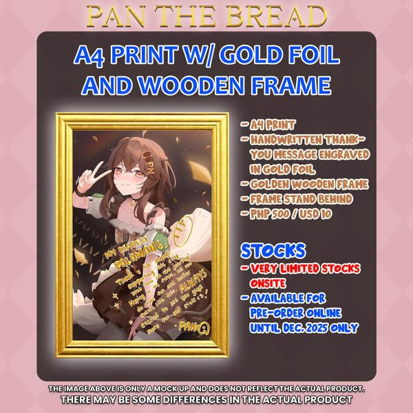 Pan A4 Wood Frame