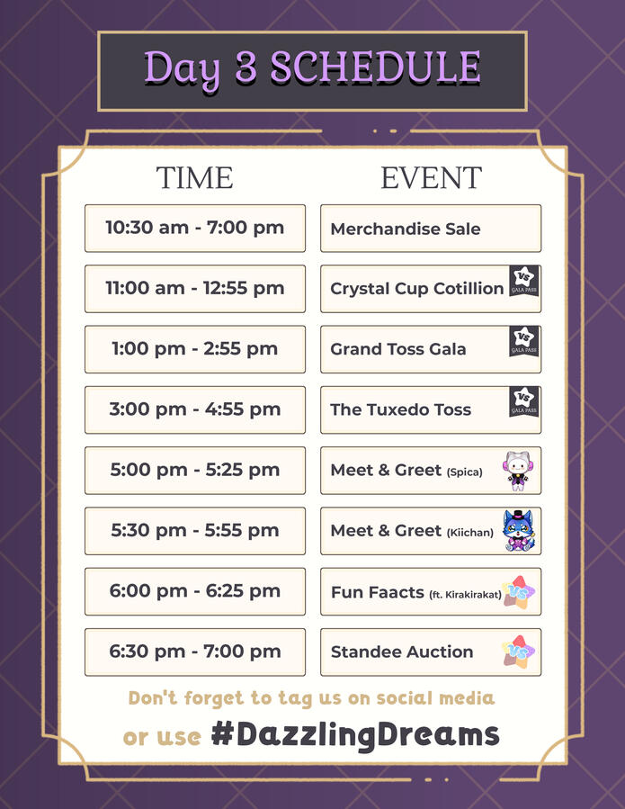 Day 3 Schedule